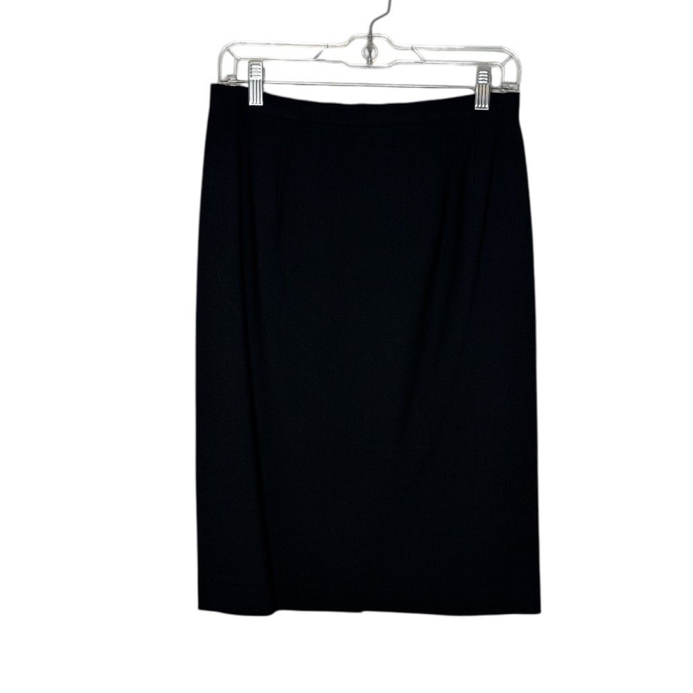 Talbots Wool Black MIni Dress Skirt Size 10